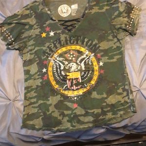 Affliction Camo Tee